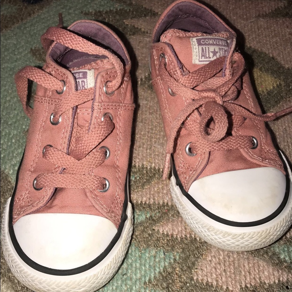 Toddler Girl Converse Dusty Pink size 8